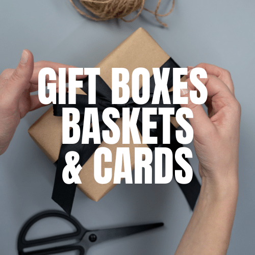 Gift Boxes, Baskets, and Cards