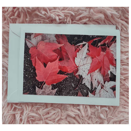 Eternal Maple Leaves Greeting Card